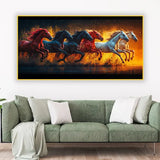 Running Horses Vastu canvas Painting for home, office decor
