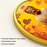 Peaceful Gautam Buddha Spiritual Home Décor Round Wall Painting