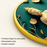 Peaceful Spiritual Gautam Buddha Home Décor Round Wall Painting