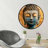 Premium Round Gautam Buddha Painting for Home & Office