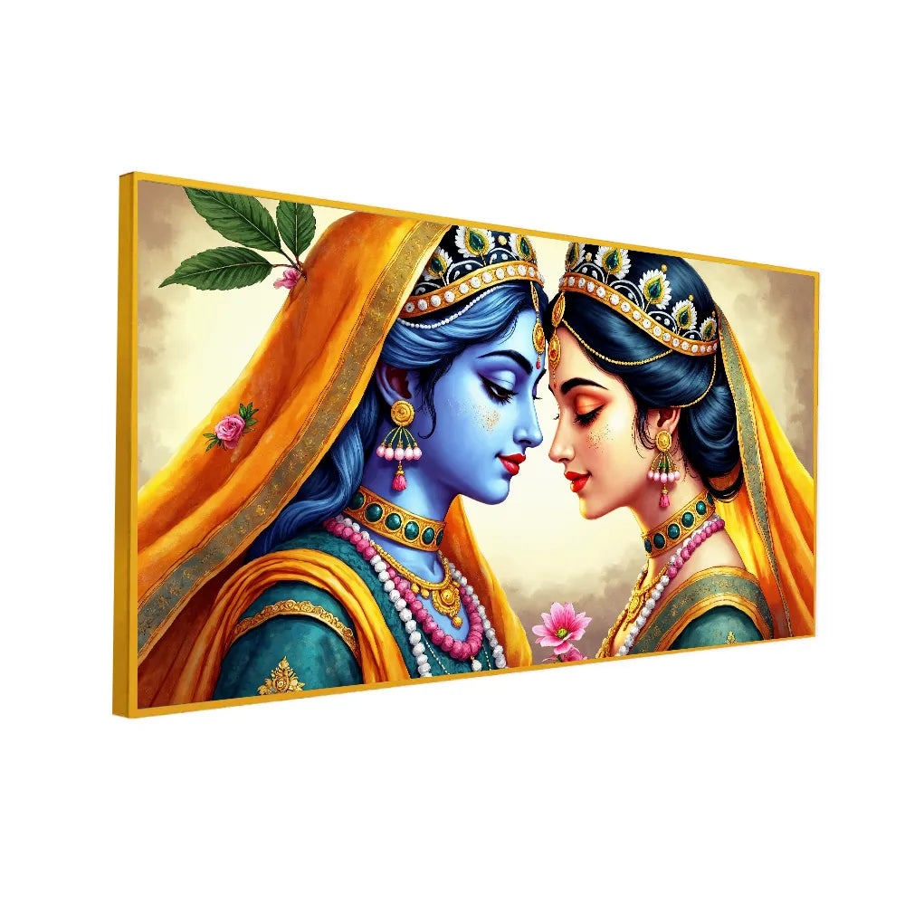 Radha Krishna Wall Hanging Art – Premium Canvas art