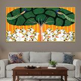Sacred Cow Pichwai Art Canvas Wall Painting