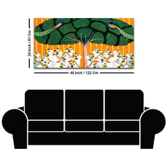 Sacred Cow Pichwai Art Canvas Wall Painting
