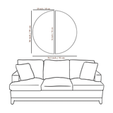Abstract Geometric Semi Circle Wall Art and Canvas Paintings