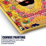 Shyam Baba Traditional Devotional Canvas Painting Pooja Room Wall Decor
