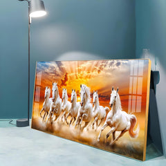 Horse Acrylic Wall Painting – Rustic Horse Canvas Wall Art
