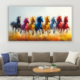 8 Running Horses Vastu canvas Painting