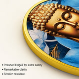 Zen Inspired Gautam Buddha Round Shape Painting